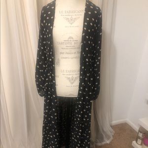 Sunflower kimono/cover up